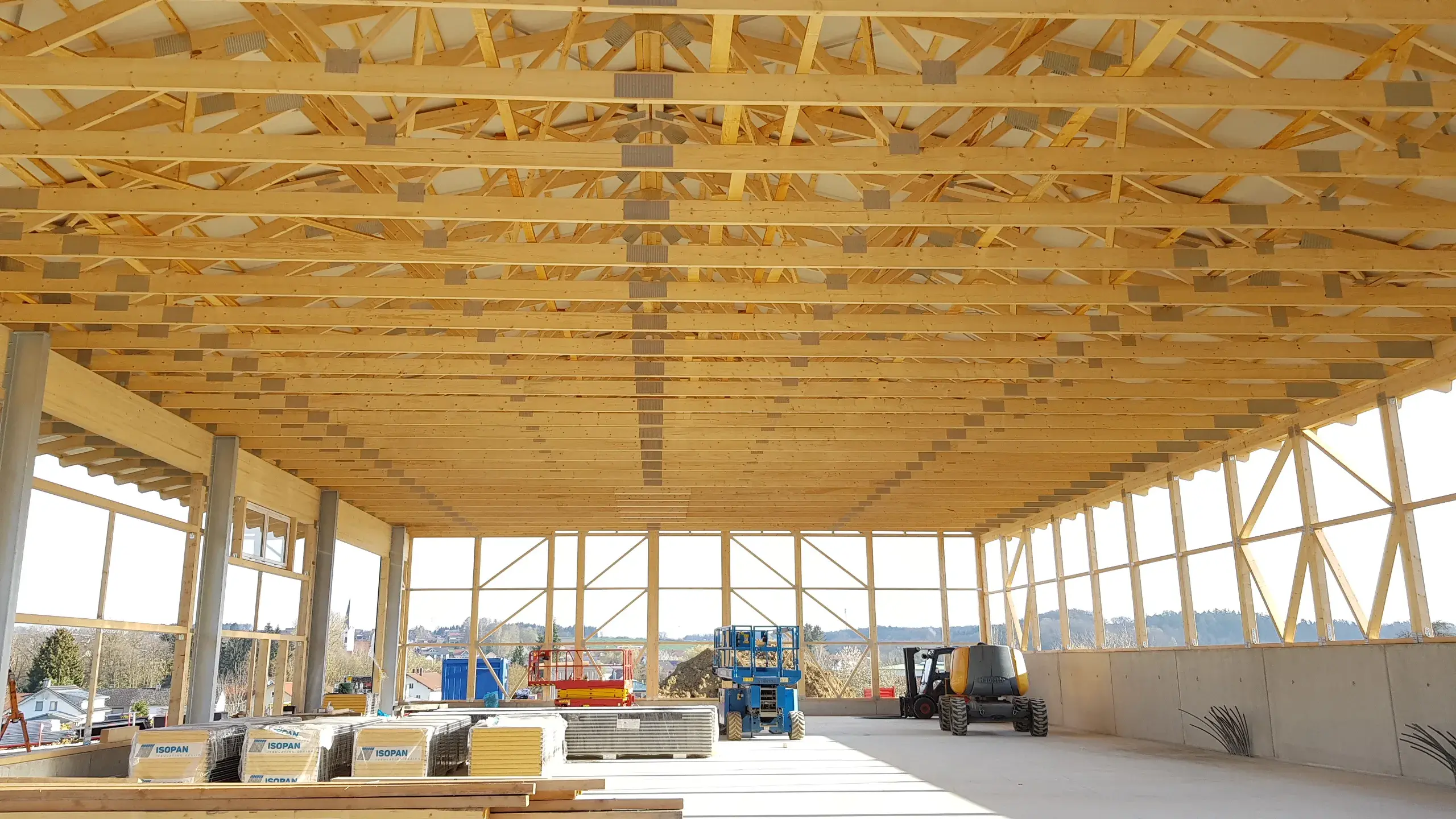 Кроквяні конструкції в промисловості до 30 метрів без опор